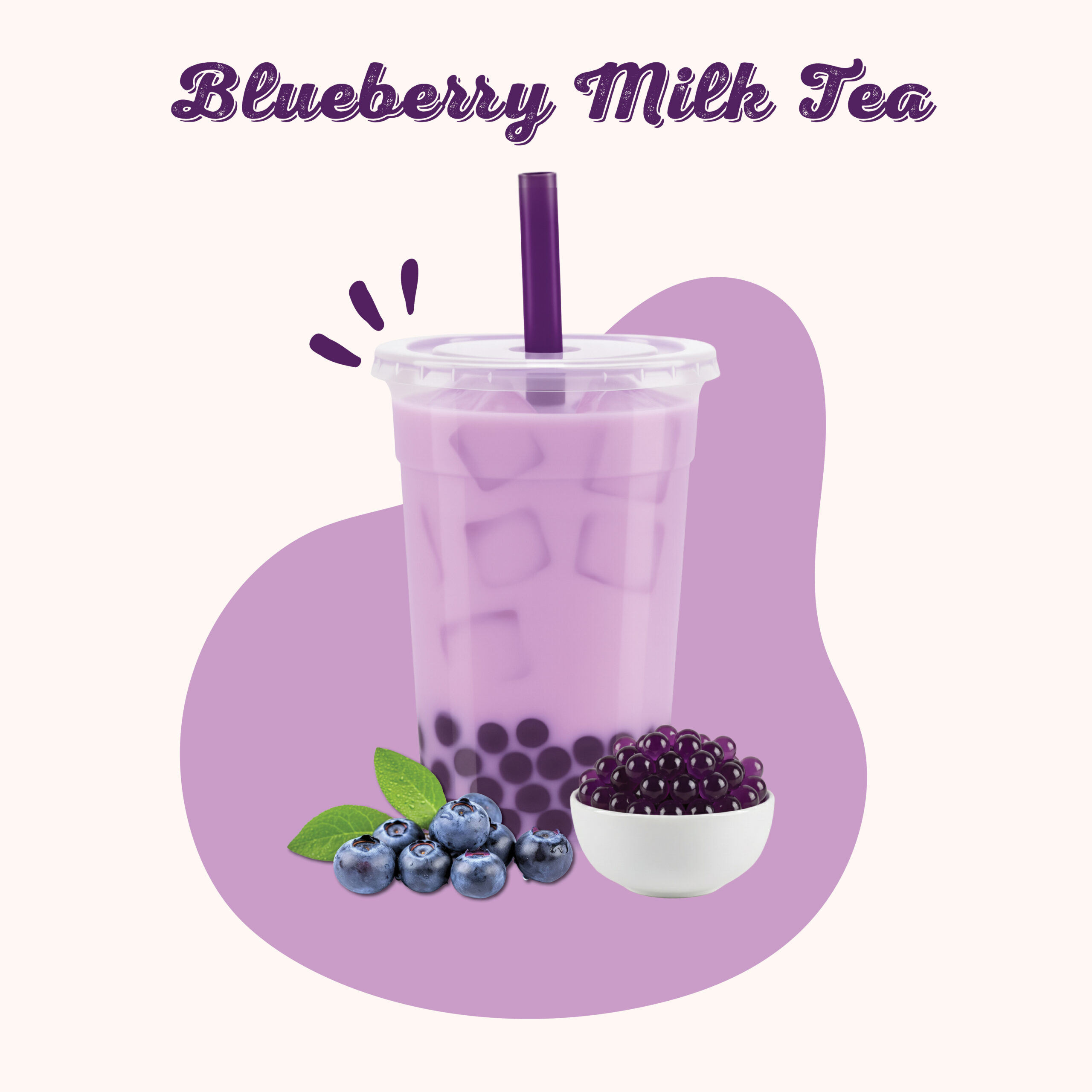 Find Calm in Every Sip: The Self-Care Magic of a Blueberry Milk Tea Made with Triple B Bubble Tea
