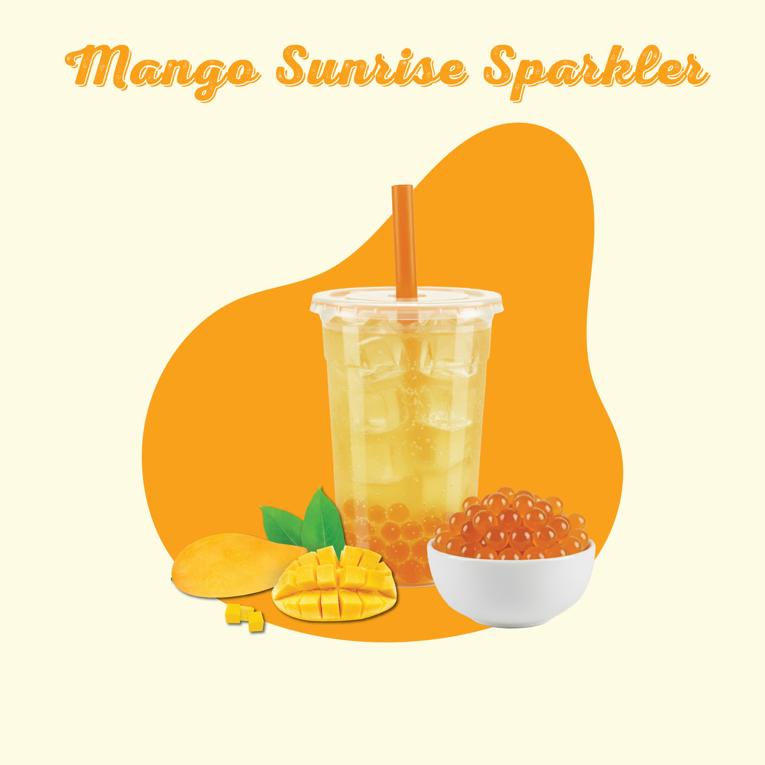 Mango Sunrise Sparkler: A Burst of Sunshine for Your Daily Self-Care Routine