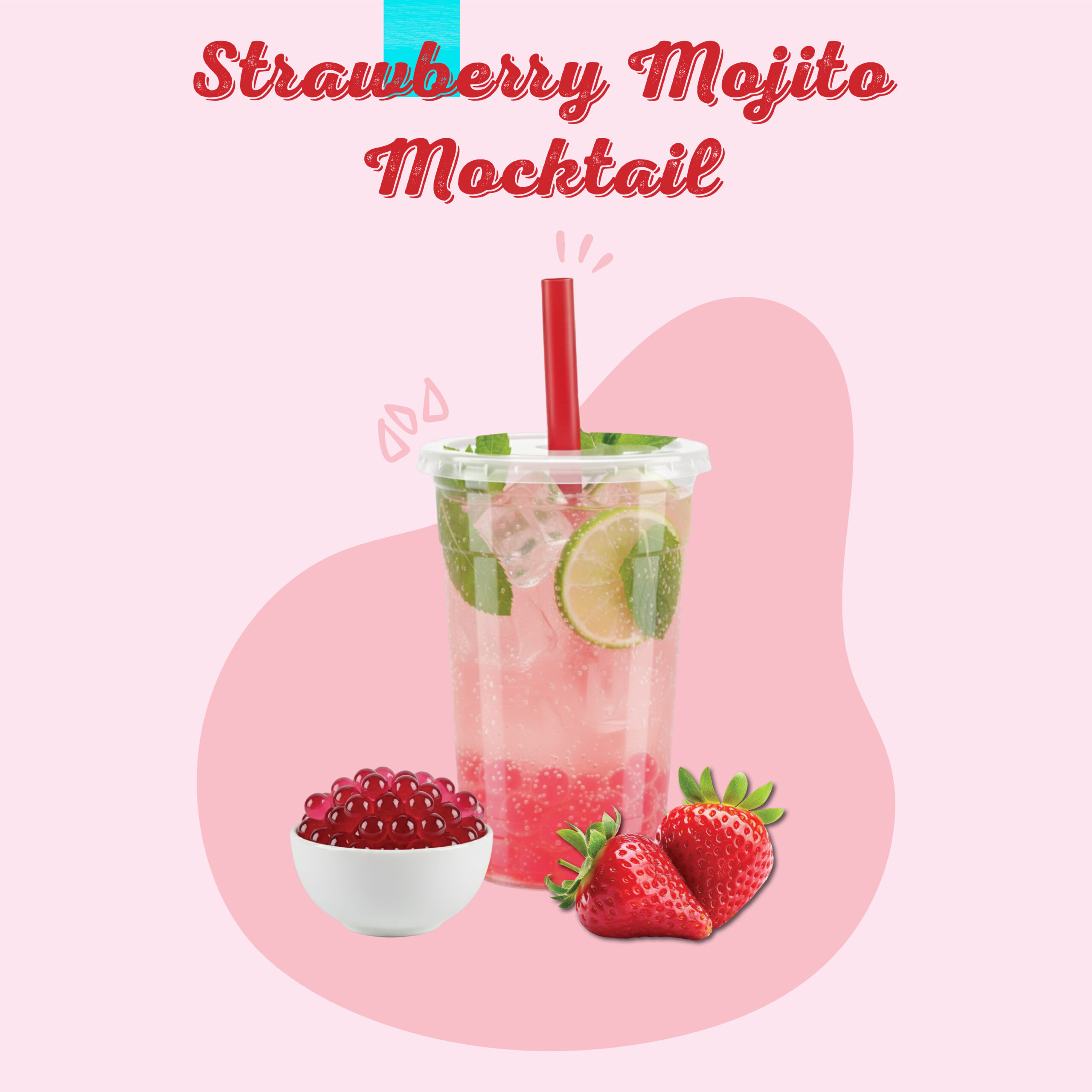 Sip on Sunshine: The Ultimate Strawberry Bubble Tea Mojito Mocktail Recipe
